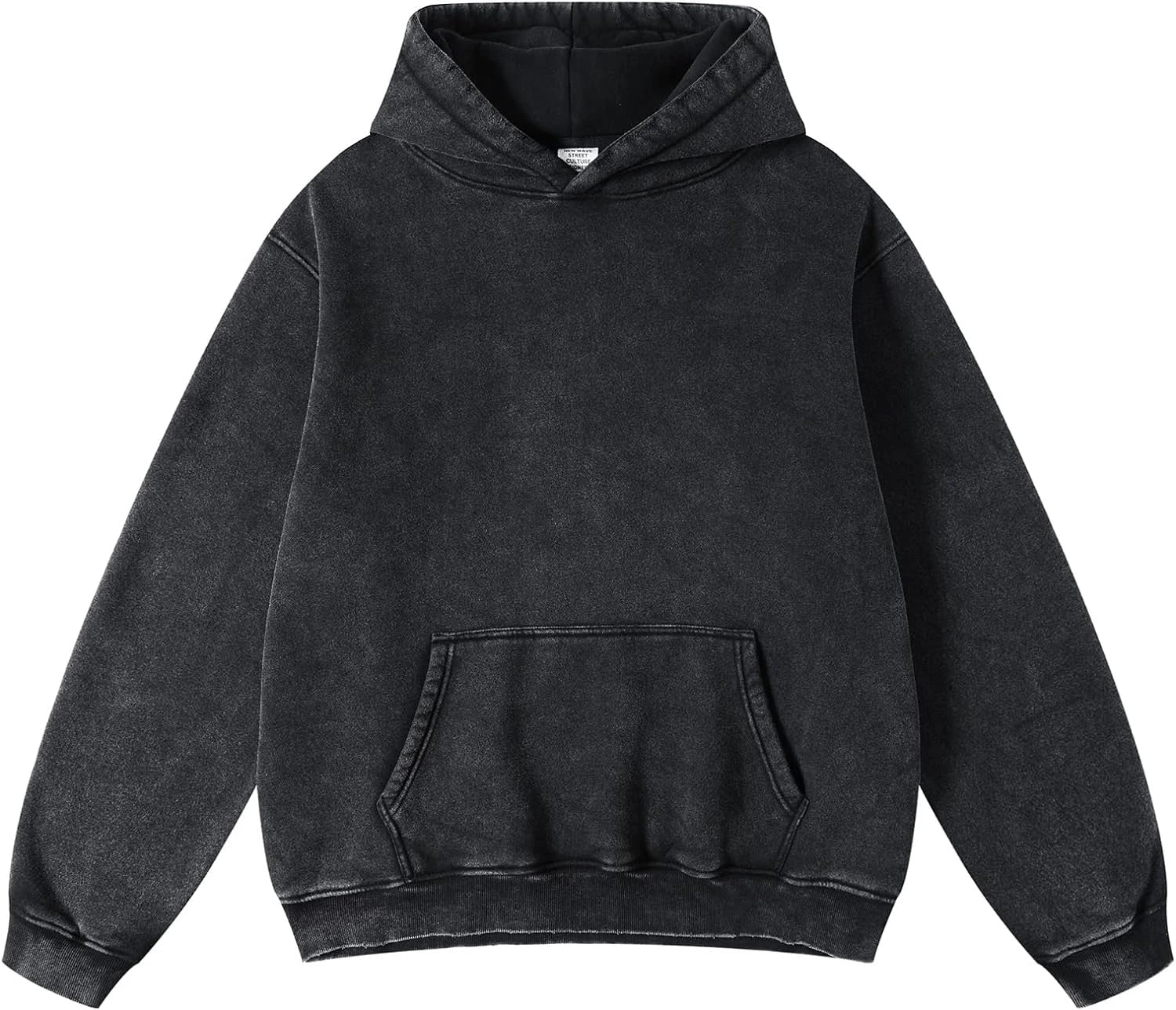 New Arrival 2024 Top Quality Distressed Hoodies Men's Casual Vintage Wash Hoodie 100% Cotton Acid Stone Washed Breathable