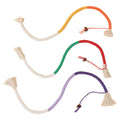 Hot Sale Candy Colors Cat Scratch Cotton Rope Interactive Toy Chew Toy with Hanging Gall Fruit