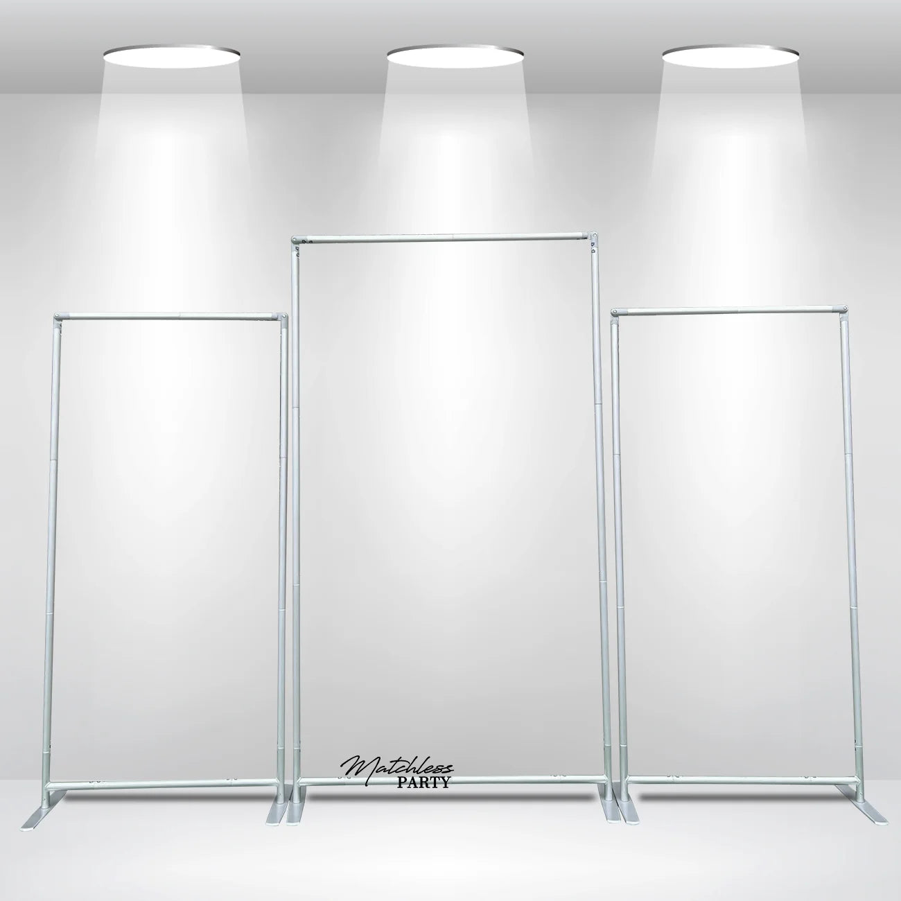 Aluminum Alloy Tube Birthday Wedding Baby Shower Party Rectangle Backdrop Stand Rectangular Backdrop Frame