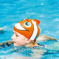 Wholesale Print Swim Caps Customize with logo Fish Swimming Caps Silicone Custom for Kids Swimming Cap