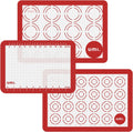 Food Grade Non-stick Reusable Silicone Baking Mat Oven Liner Sheet Round & Square Cake Pan Mat