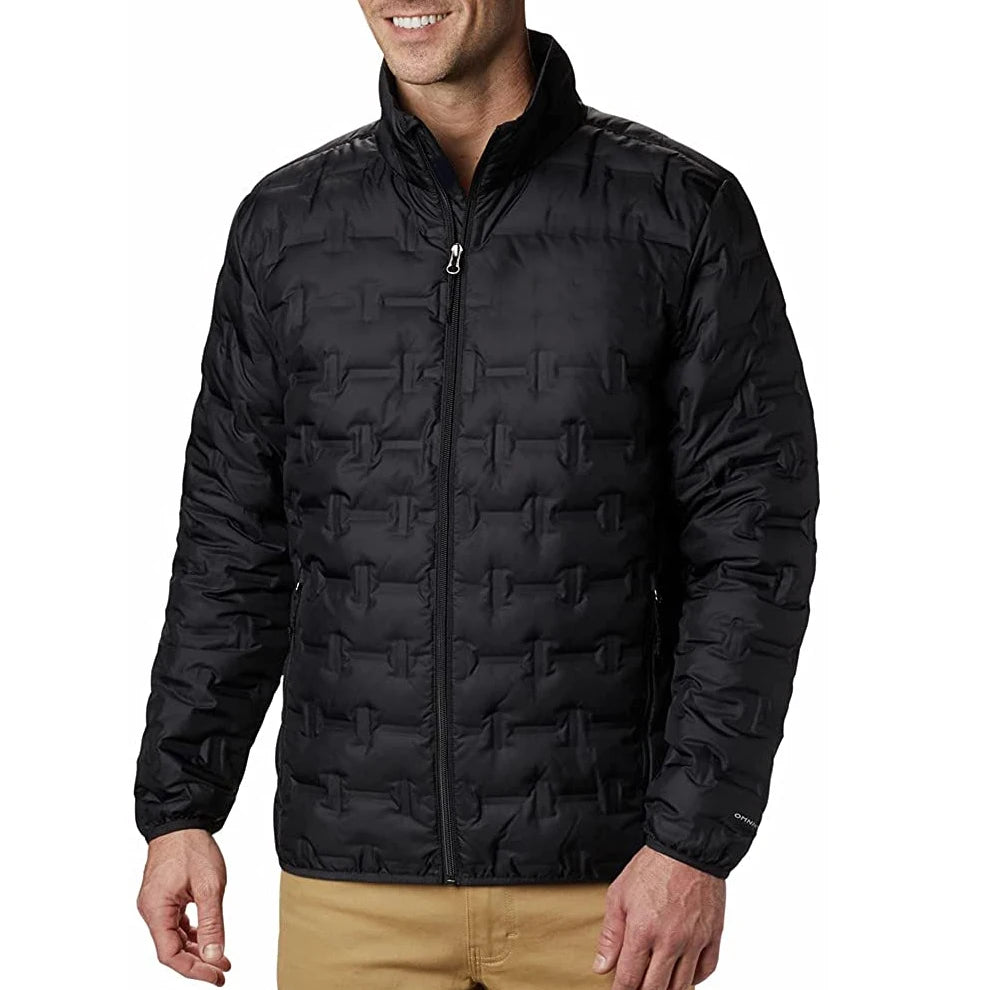 Professional OEM Design Men's Waterproof Breathable Plus Size Hooded Puffer Jacket Custom Logo Lightweight Custom Colors 90%