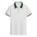 Oem customized 220g contrast color lapel polo shirt custom promotional tshirt short sleeved
