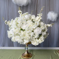 Luxury White Silk Mixed Silk Flower Ball High Quality Arrangements for Flowers Artificial Flowers Decor Wedding