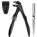 Best Quality Large Finger Nail Clippers for Seniors with Heavy Duty Straight Blade Stainless Steel for Thick Nails Long Handle