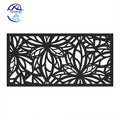 Powder Coated Laser Cut Fencing Panel for on Plain Panels Metal Garden Fence Finial Aluminum Perforated Privacy Fencing