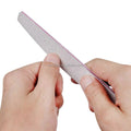 Wholesale Custom Logo EVA Double-Sided Nail File 100/180 Disposable Zebra Nail Files for Nail Care Tools