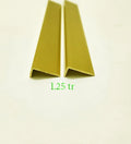 Modern L-Shaped Brass Trim for Stair Nose Protection TTD Brand Villa Application Waterproof Slip-Resistant Durable Metal Design