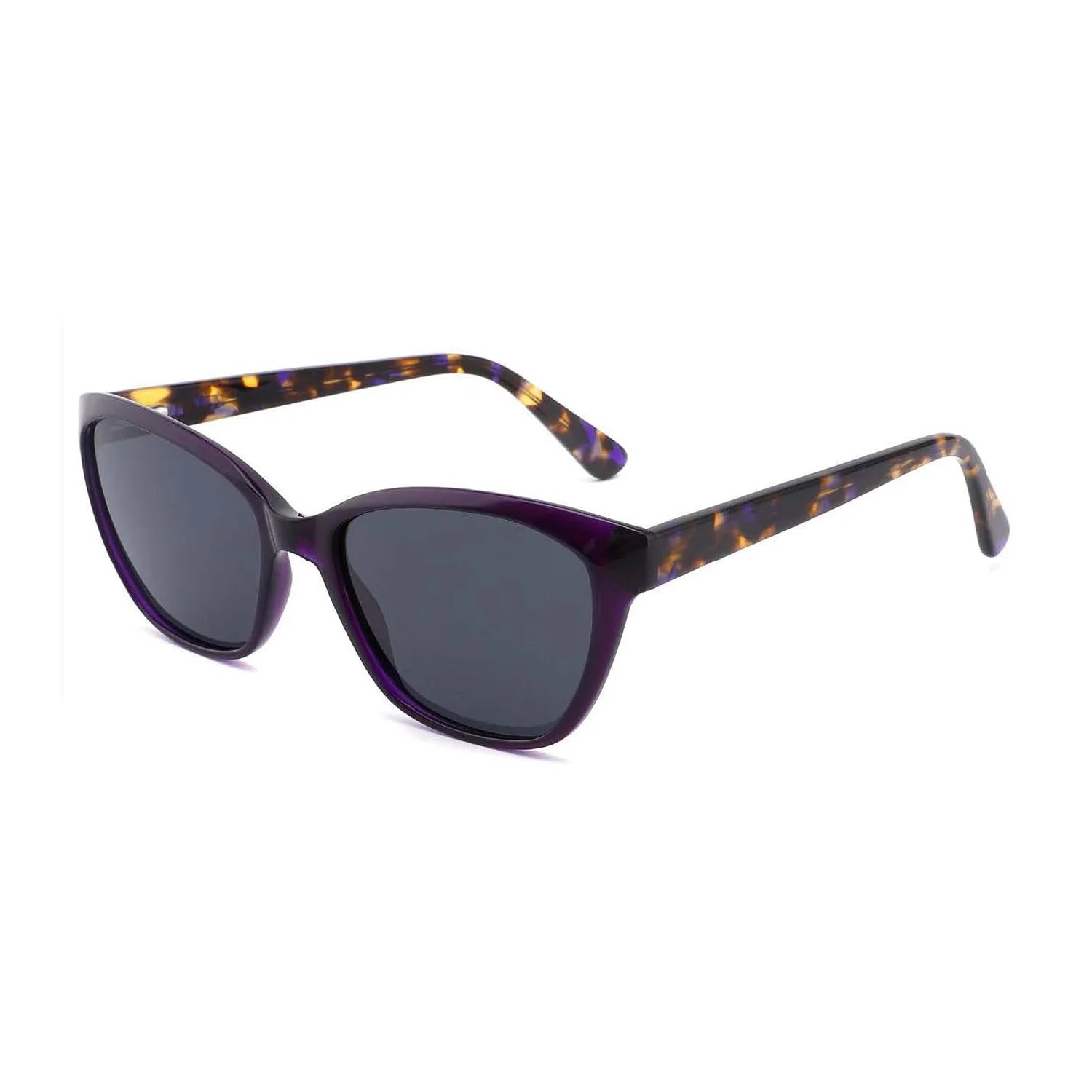 LS8077 Custom Cellulose Acetate Polarized Eyewear Wholesale Manufacturer Cat Eye Fashion Sunglasses Women