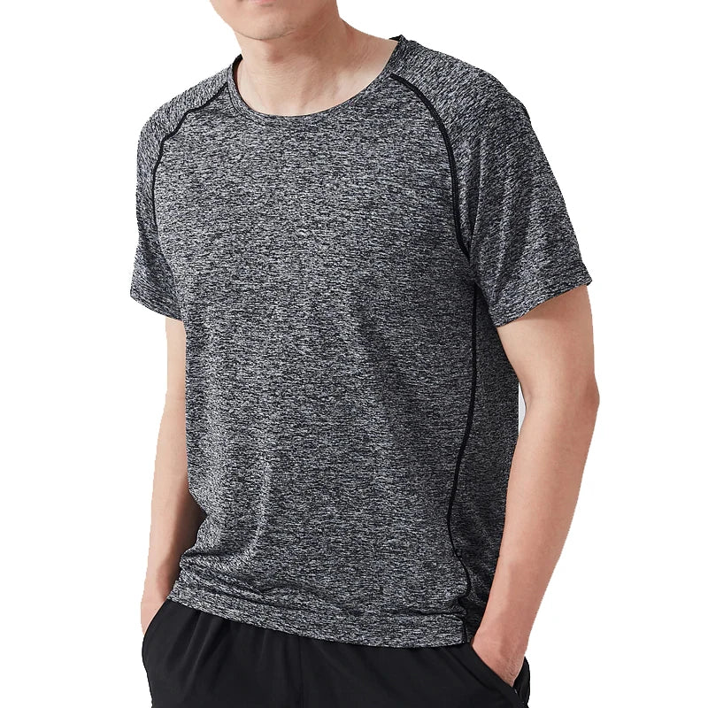 Men's Quick-Dry Compression Running T-Shirts Fitness Gym Soccer Jersey Sportswear Soccer T Shirt