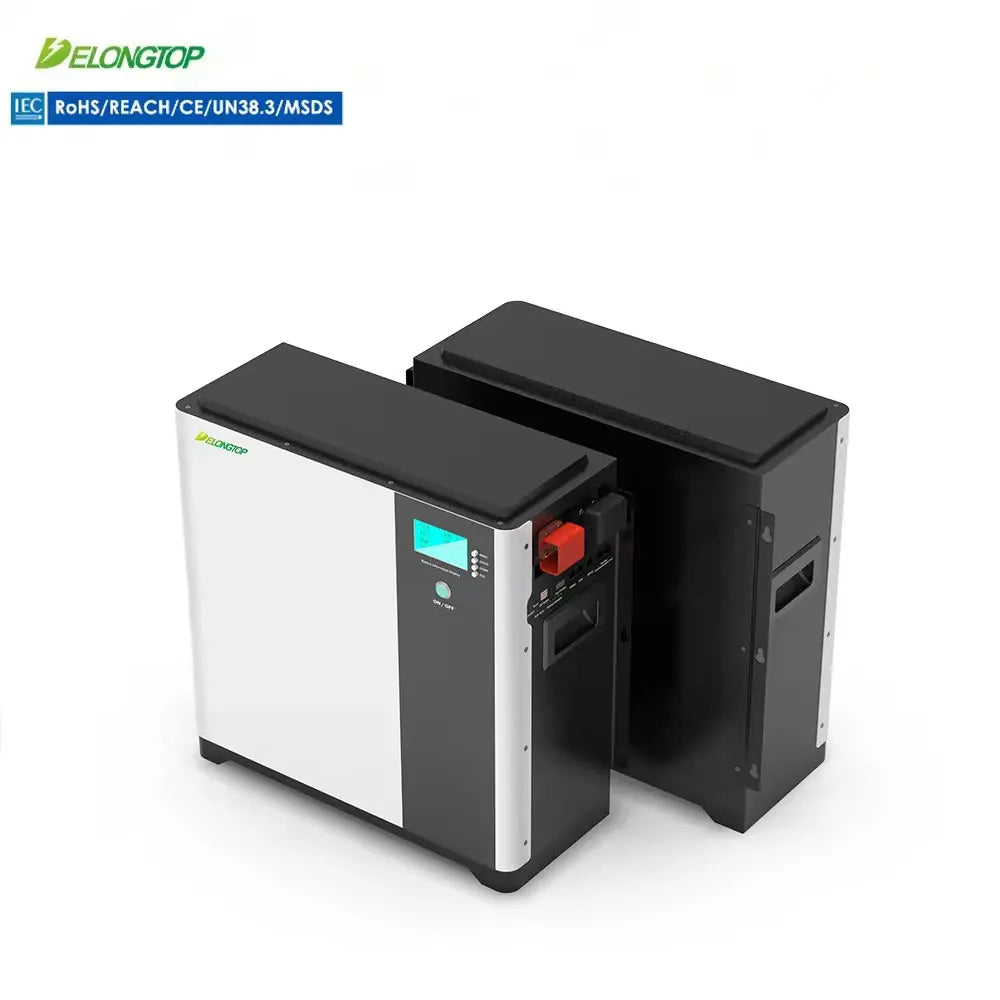 Stackable Wall Mounted Energy Storage Battery 48v Lifepo4 Lithium Battery 5.12kwh 10kwh 15kwh 51.2V Home Energy Storage