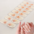 Factory Wholesale Four-Color Environmentally Friendly Non-Toxic Semi-Cured Gel Nail Stickers