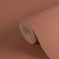 Made in Germany - Plain Wallpaper rolls Colour Red Brown - Non Woven Vinyl - Wallpaper Textile Structure - 1005 x 053 m