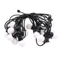 24V Outdoor String Lights 5m 10leds Milky White Shade G50 Big Bulb Fairy Led Lights Backyard Decoration for Garden Holiday