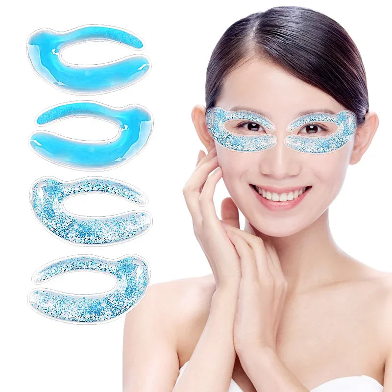 Melenlt Reusable Gel Eye Mask for Hot & Cold Therapy | Cooling Eye Mask for Redness Puffiness & Pain Relief