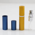 Luxury Rotated Aluminum 5ml 10ml 15ml Mini Travel Perfume Pump Sprayer Screen Printed Refillable Design