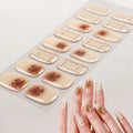 Factory Wholesale New Four-color Environmentally Friendly Non-toxic Exquisite Semi-cured Gel Nail Stickers