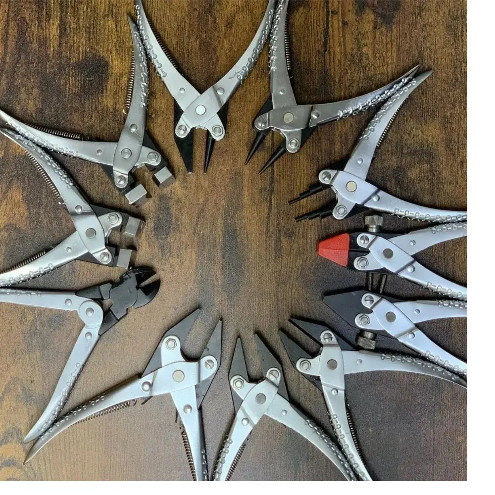 Set of 11 New PARALLEL ACTION Pliers for Jewellery Making Bending Shaping Crafting