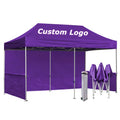 Custom Printing Easy Collapsible Pop up Canopy Dual Top Commercial Advertising 10x20 Canopy Tent