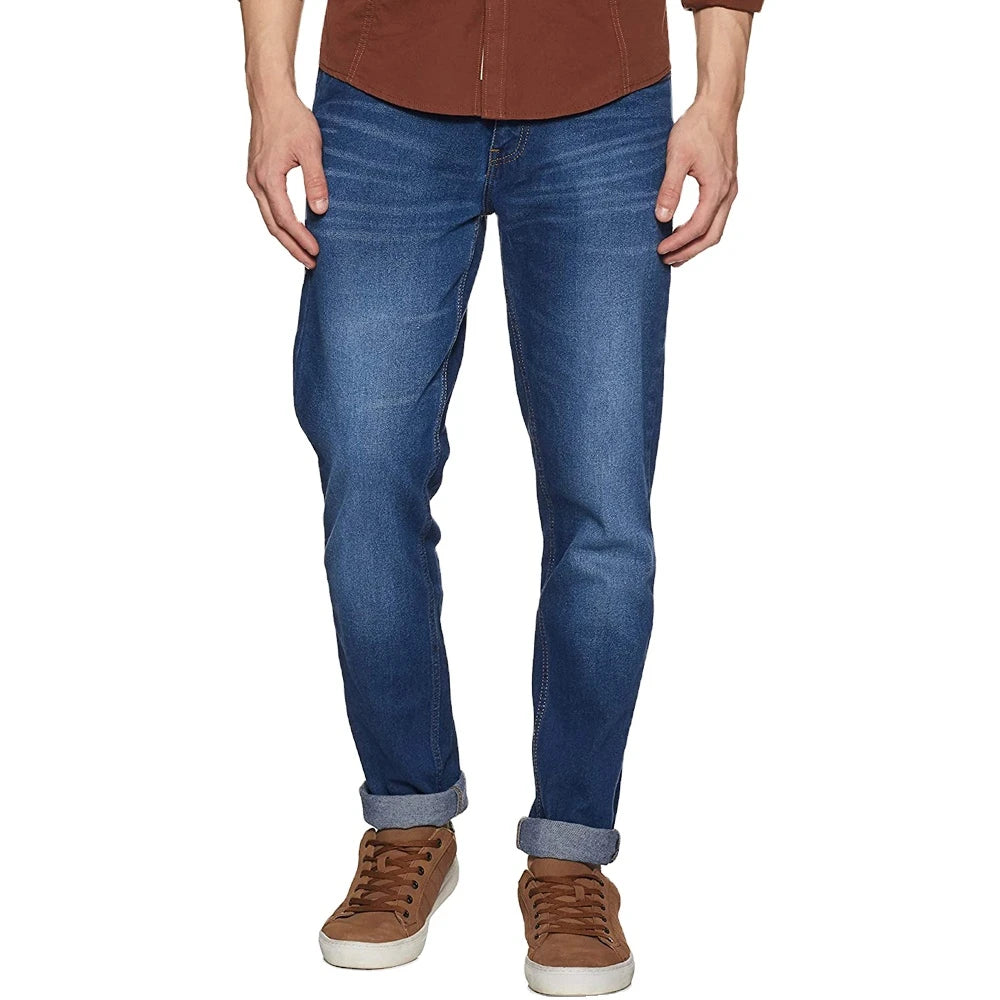 New Hot Sale Wholesale Men Cotton Formal Classic Jeans Male Denim Pants Work Wear Men's Jeans Breathable Cheap Price OEM