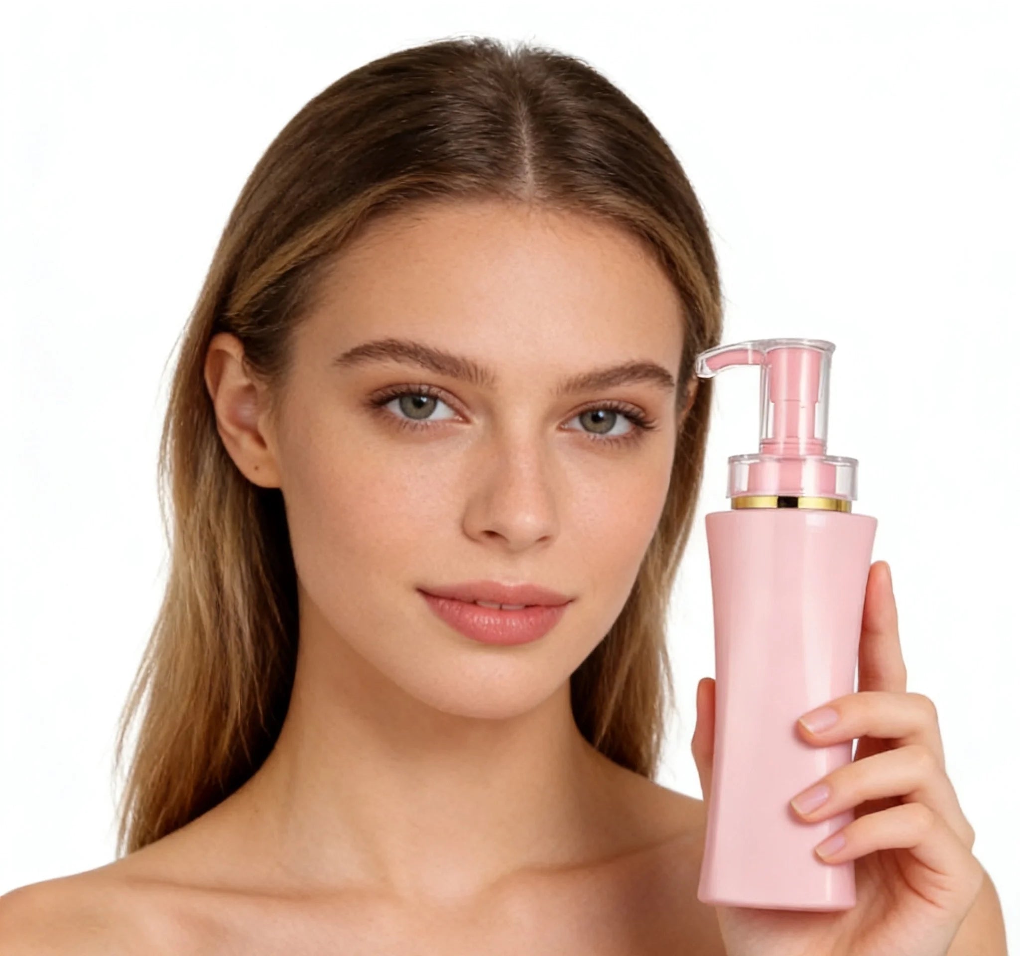 Pet Bottle 100ml 300 Ml 250ml 500ml Cosmetic Bottle Shampoo Bottles With Bamboo Disc Cap Lotion Pump for Cosmetic Packaging