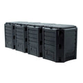 Prosperplast Compogreen Module 1600 L plastic composter in Black 82.6 (height) x 261 (width) x 71.9 (depth) cms