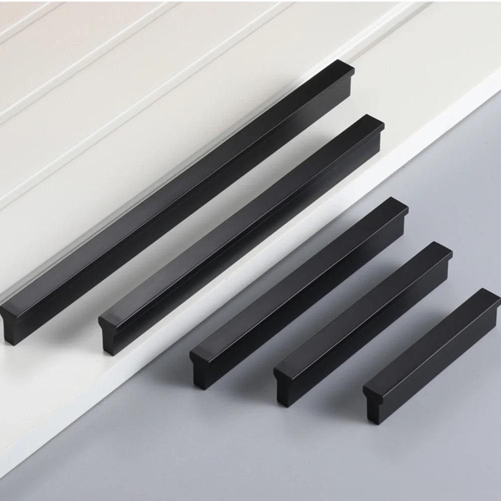Factory Custom Kitchen Cabinet Handle Hardware Aluminum Alloy Wardrobe Door Drawer Handle