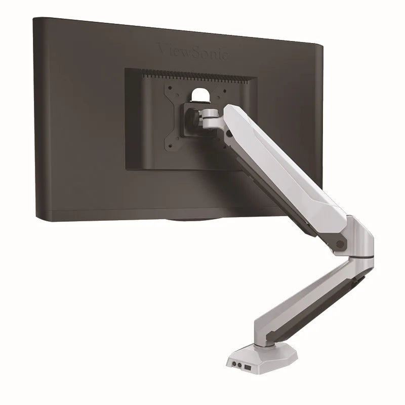 OMNI Sit-to-Stand Single Monitor Arm with Height Adjustment Tilt and Swivel for Desk Stability