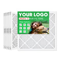 20x20x1 Inch AC Furnace HVAC G3 G4 Pleated Air Filter MERV 11 Synthetic Fiber Cardboard Frame High Efficiency Air Filter 1 Pack