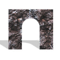Rental Quality 32mm Heavy Duty Rustic Stone Welcome Gate Backdrop 10x9ft Tension Fabric Entrance Wall for Wedding Event Decor