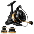 Double Brake Reel Fishing ARF 4000-5000 Metal Spool 12KGDrag Saltwater Fresh Carp Fishing Wheel Spinning Reel Sea Fishing Reels