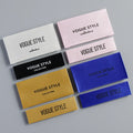 OEM/ODM  Custom Size Satin Silk Printing Clothing Labels Factory Price Brand Woven Label Neck Tags Iron on Woven Labels
