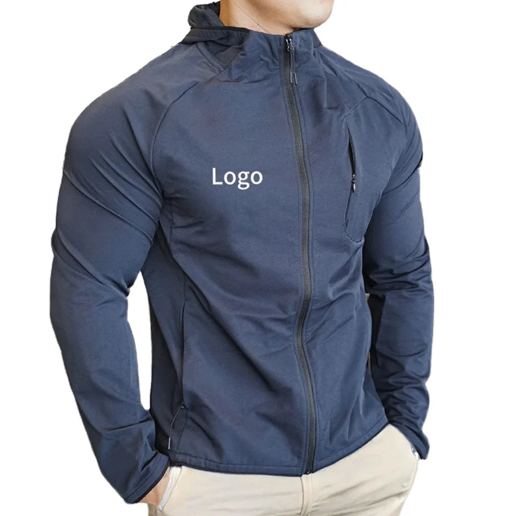 2025 New Arrival Long Sleeve Gym Jacket Full Zip Breathable Athletic Training Running Hood Maternity Solid Printed Athletic