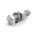 Bulk Stock   DIN 933 SS 304  A2 A4 Combo Screw Stainless Steel Set with Hex Nut Bolt Washer Plain Finishing