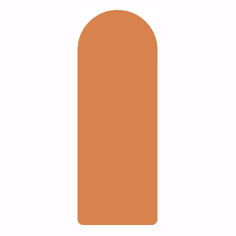 Sansd Hot Sell Orange Color Non-slip Shock Absorption Arch Half Round PU Natural Rubber Exercise Yoga Mat for Home Gym