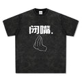 Charming Wholesalers 2026 Heavyweight New Designer Vintage Hip Hop Style Oversized O-Neck logo Printed Cotton T-shirt for Men