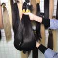 Factory 12A Straight Raw Bulk Human Hair for Braiding No Weft Colorful 100g Brazilian Natural Braiding Human Hair Bulk