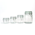 Wholesale Clip Clamp Top Small Glass Jars for Storage Food Containers