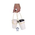 BEST SELLING Bamboo Drink Cup Holder Takeaway Handle Eco Handcraft Vietnam Supply by Blue Lotus Available Now