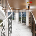 Beautiful Stairs Railing Designs in Iron Blending Decorative Elegance with Sturdy Construction for a Perfect Staircase Upgrade