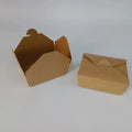 Customize Biodegradable Disposable Lunch Box for Take Out Meals Salad Paper Container for Chinese Rice Takeaway Kraft  Food Box