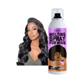 Luxfume 180ml Wholesale Long Lasting Strong Hold Wig Adhesive Glue Organic and Vegan Waterproof Lace Holding Melting Spray