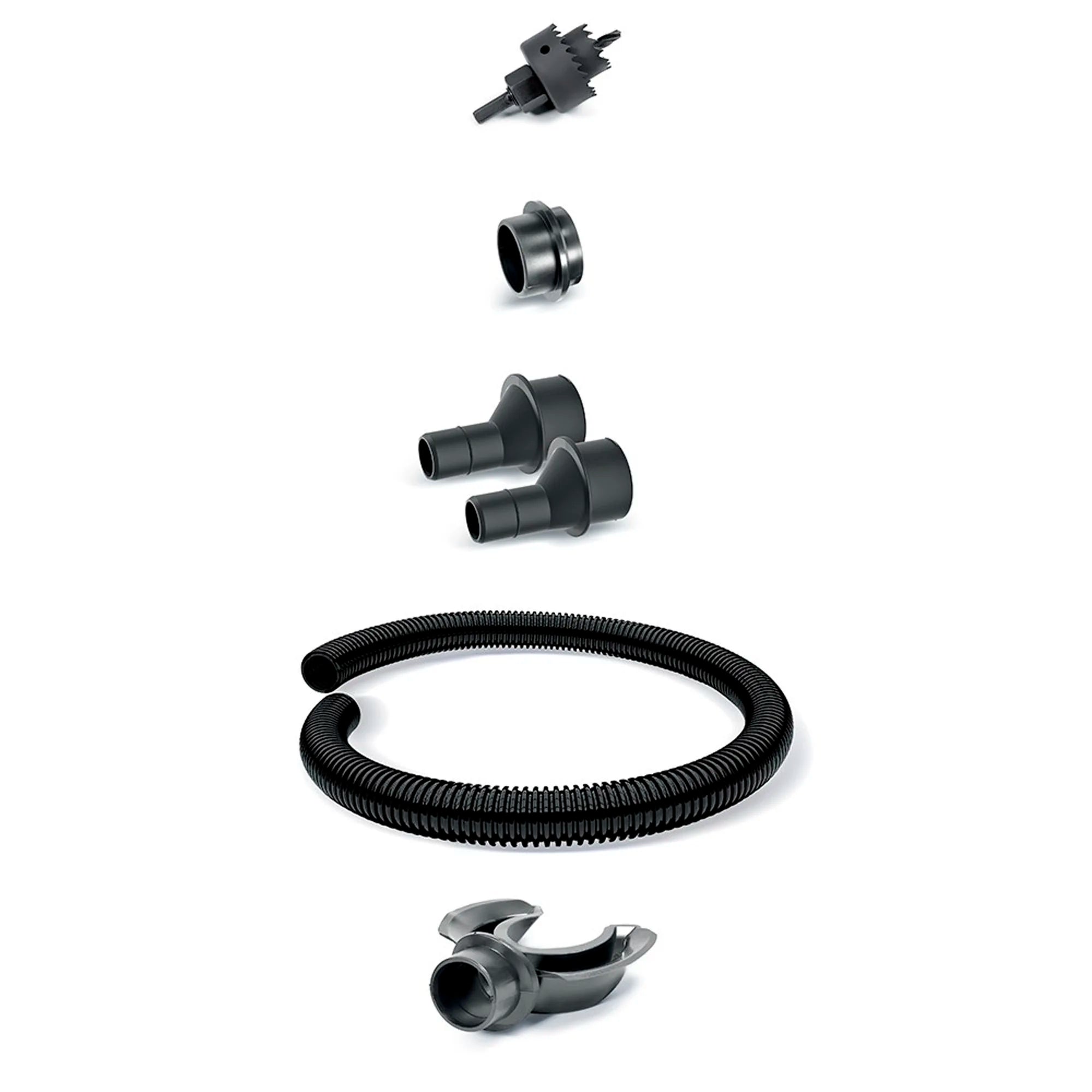 Accessory set for rainwater tanks/barrels (5 pieces) ICANSET 6 dimensions (mm) 300x55x370