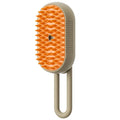 Foldable Rechargeable Dog Grooming Hair Removal Comb Cat Steamer Massage Brush Self Cleaning 3 in 1 Cat Steam Brush