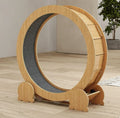 Wood Cat Scratching Board Treadmill Running Wheel Exercise Cat Tree & Scratcher