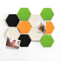 Modern Decorative Hexagon Acoustic Tiles Sound Absorbing Polyester Fabric Felt PET Wall Panels