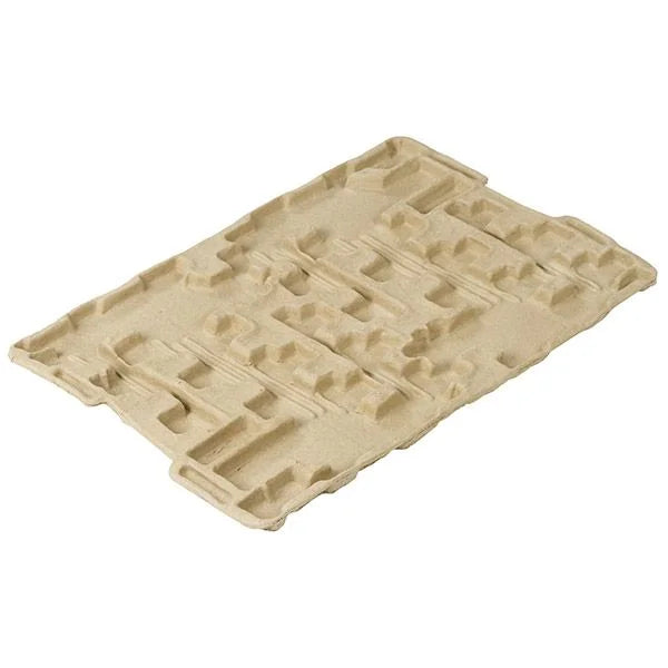 Eco Friendly Customized Pulp Molded Packaging Suitable for Transport Packaging of Various Industrial Parts.