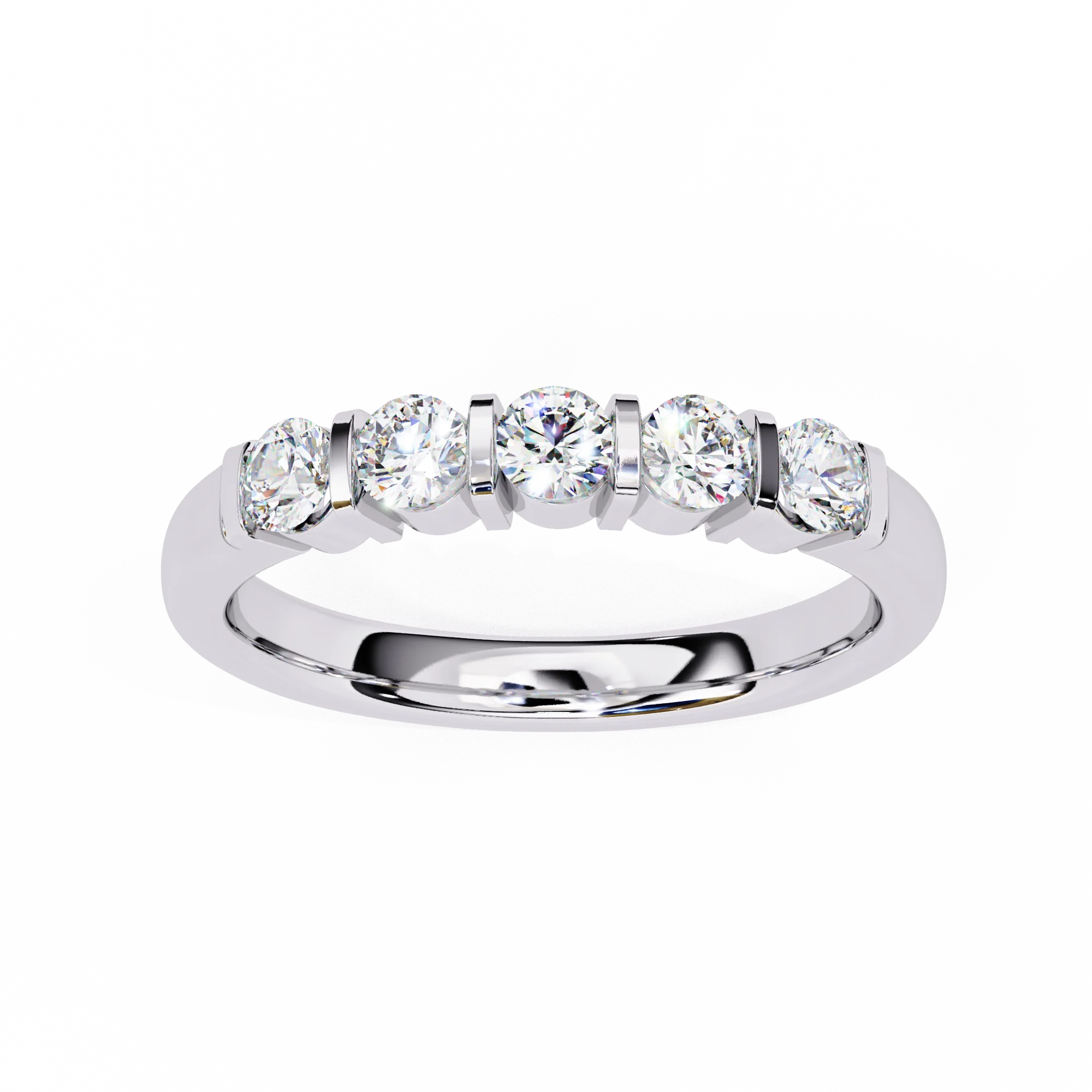 Premium Quality 14K Gold Plated Silver Moissanite Brilliant Cut Engagement Proposal Gift Diamond Ring IGI Certificate for Her