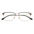 Fashion Anti Blue Titanium Spectacles Eyeglasses Frames for Men Women Retro-Style Classic Diamond Face Shape for Computer Use