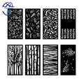 Decorative Exterior Indoor Aluminium Laser Cutting Panel Laser Cut Screens Perforated Aluminum Panel